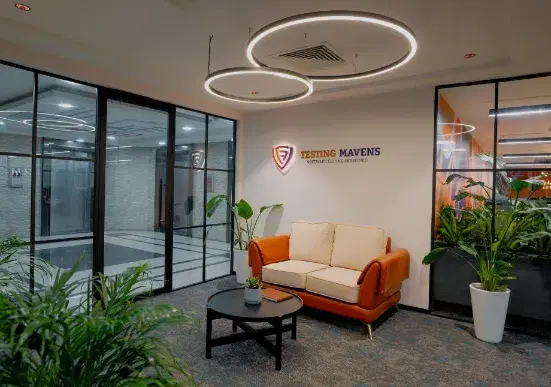 Testing Mavens office lounge